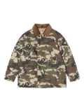 Denim Tears x Stüssy camouflage-pattern jacket - Green