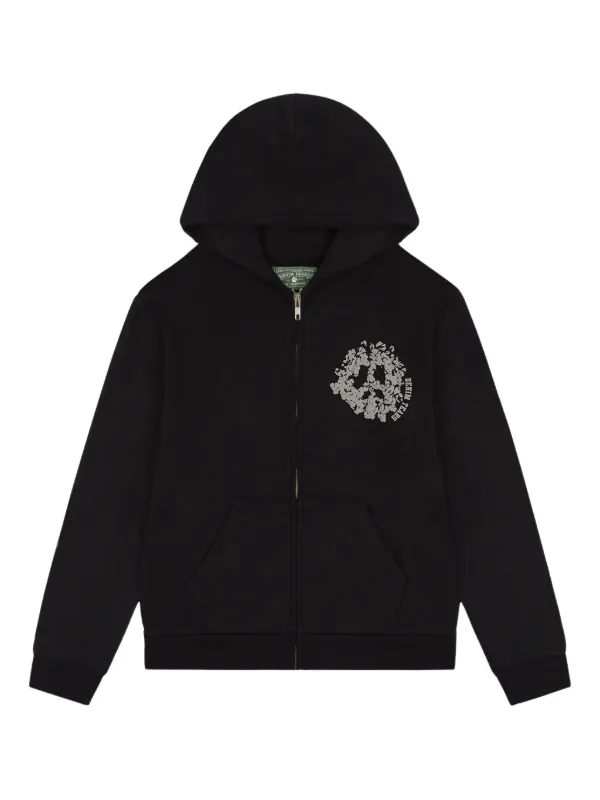 Denim Tears パーカー　ブラック Mサイズ Denim Tears ジップアップ パーカー | ブラック | FARFETCH JP