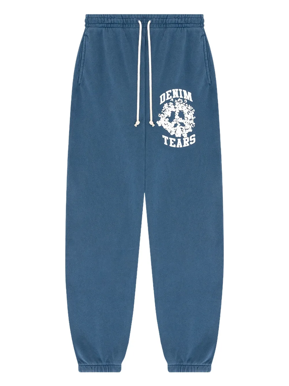 Denim Tears University logo-print track pants | Blue | Image 1