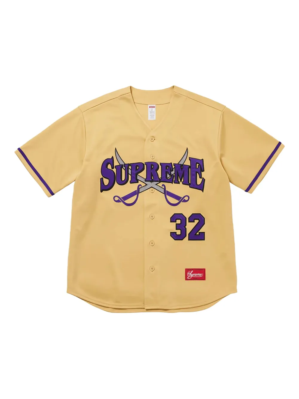 Supreme playera Stadium Swords Baseball | amarillo | Image 1