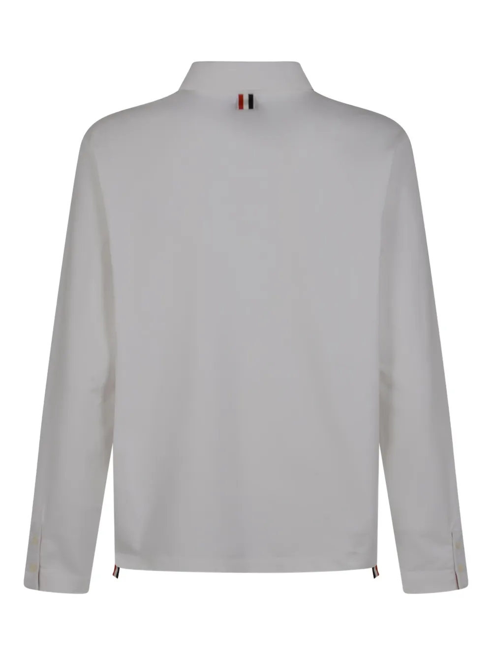 Thom Browne long-sleeve polo shirt - Wit