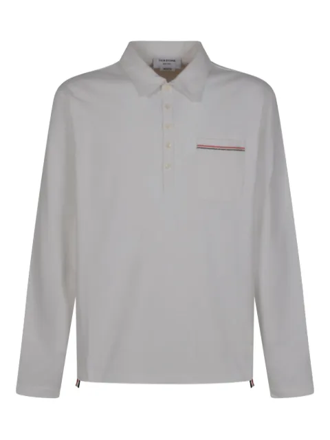 Thom Browne long-sleeve polo shirt