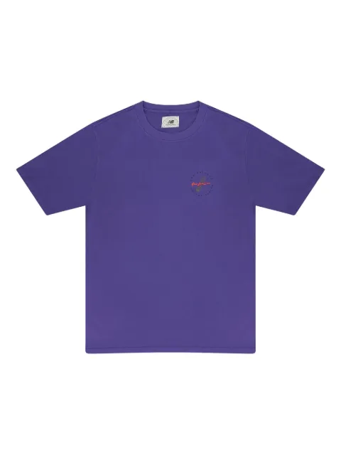 Aimé Leon Dore x New Balance garment-dyed "Purple" T-shirt