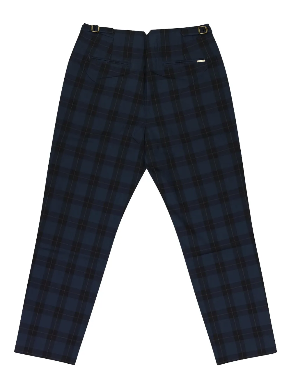 Aimé Leon Dore Stadium plaid "Navy Blue" trousers | Regular-Fit & Straight Leg Pants | Image 2