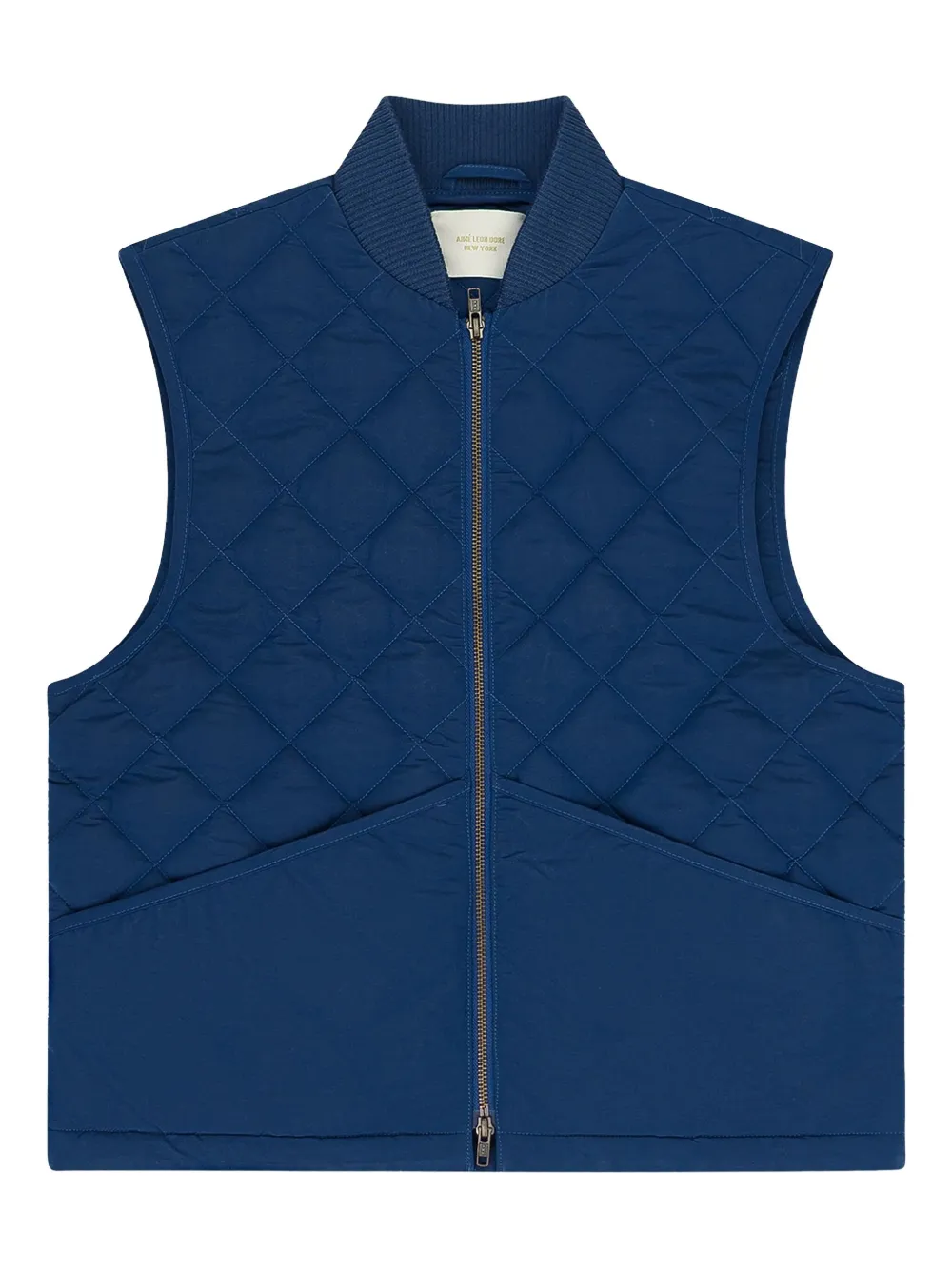 Aimé Leon Dore quilted diamond-pattern gilet - ブルー Aimé Leon Dore quilted diamond-pattern gilet - ブルー