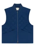 Aimé Leon Dore quilted diamond-pattern gilet - Blue