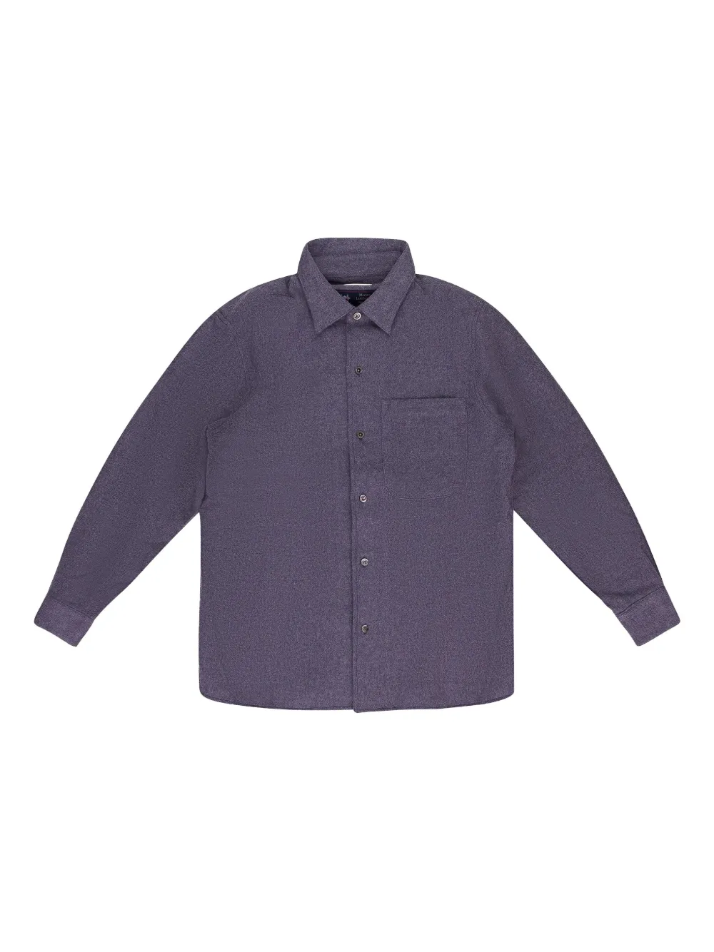 Aimé Leon Dore  button-down merino wool shirt | Purple | Image 1