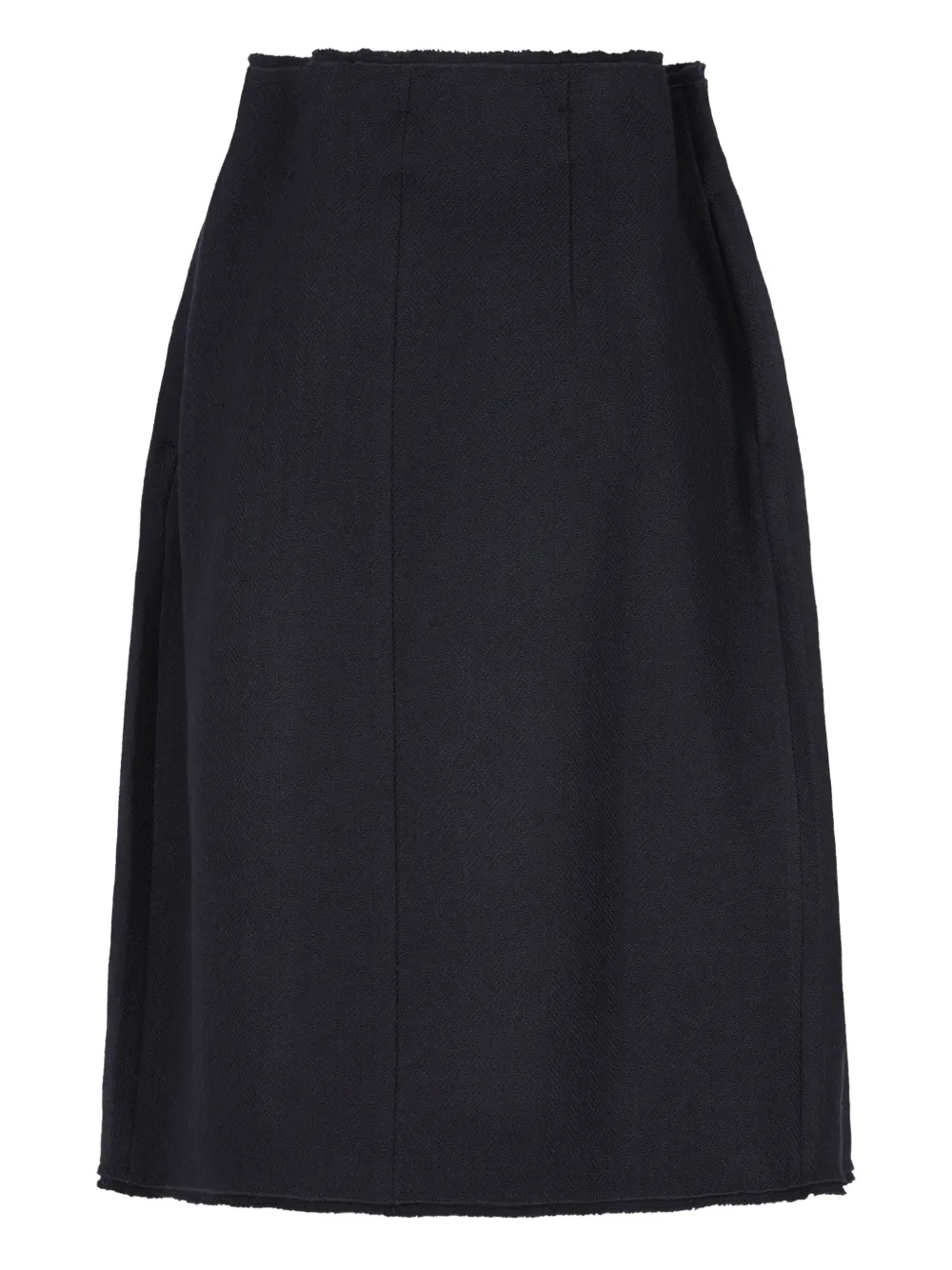 Prada bow-detailed midi skirt - Blauw