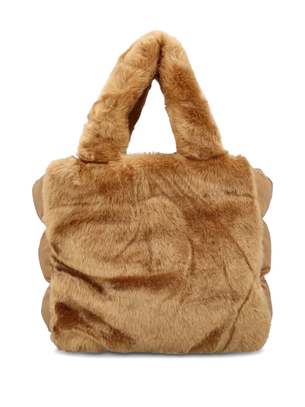 Herno faux-fur tote bag - Bruin