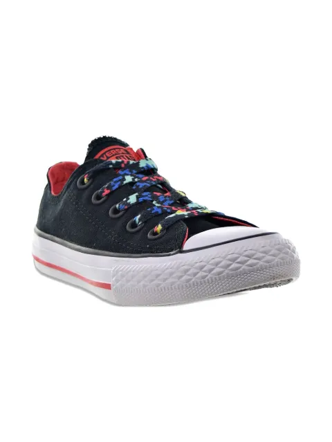 Converse Kids Chuck Taylor All Star Ox PS "Black-Ultra Red-White" sneakers