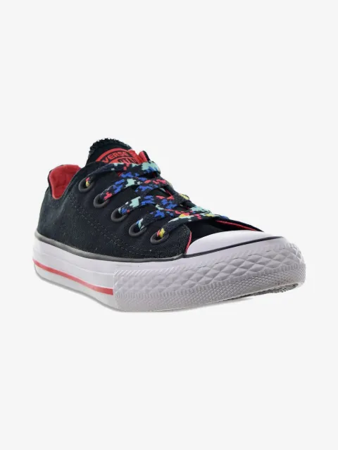 Converse Kids tenis Chuck Taylor All Star Ox PS Black-Ultra Red-White