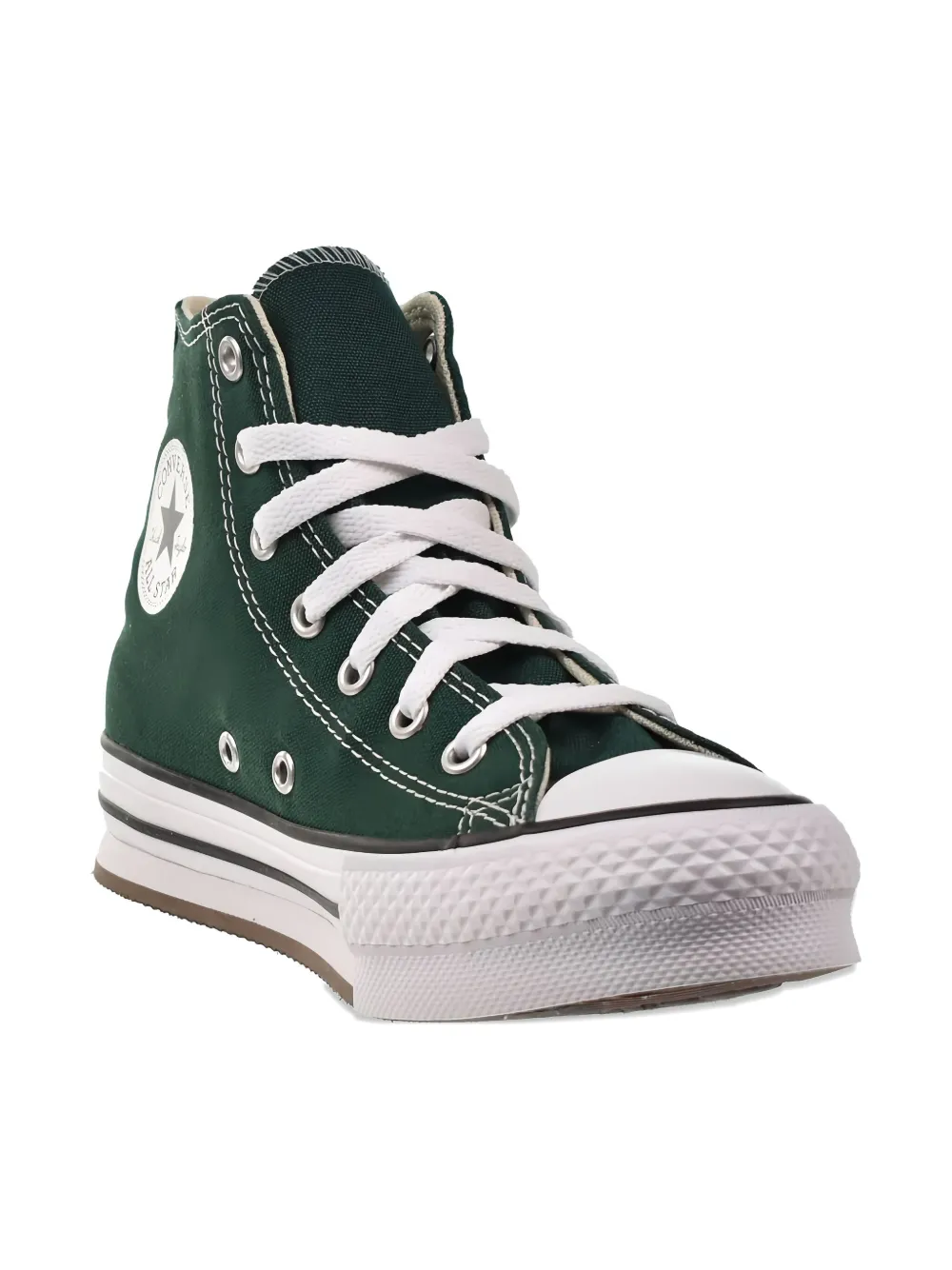 Converse Kids Chuck Taylor All Star EVA Lift Hi PS "Green Envy White Natural Ivory" sneakers