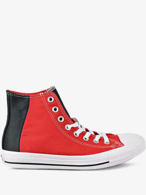 Converse Chuck Taylor All Star Hi Colorblock "Enamel Red/Black/White" sneakers