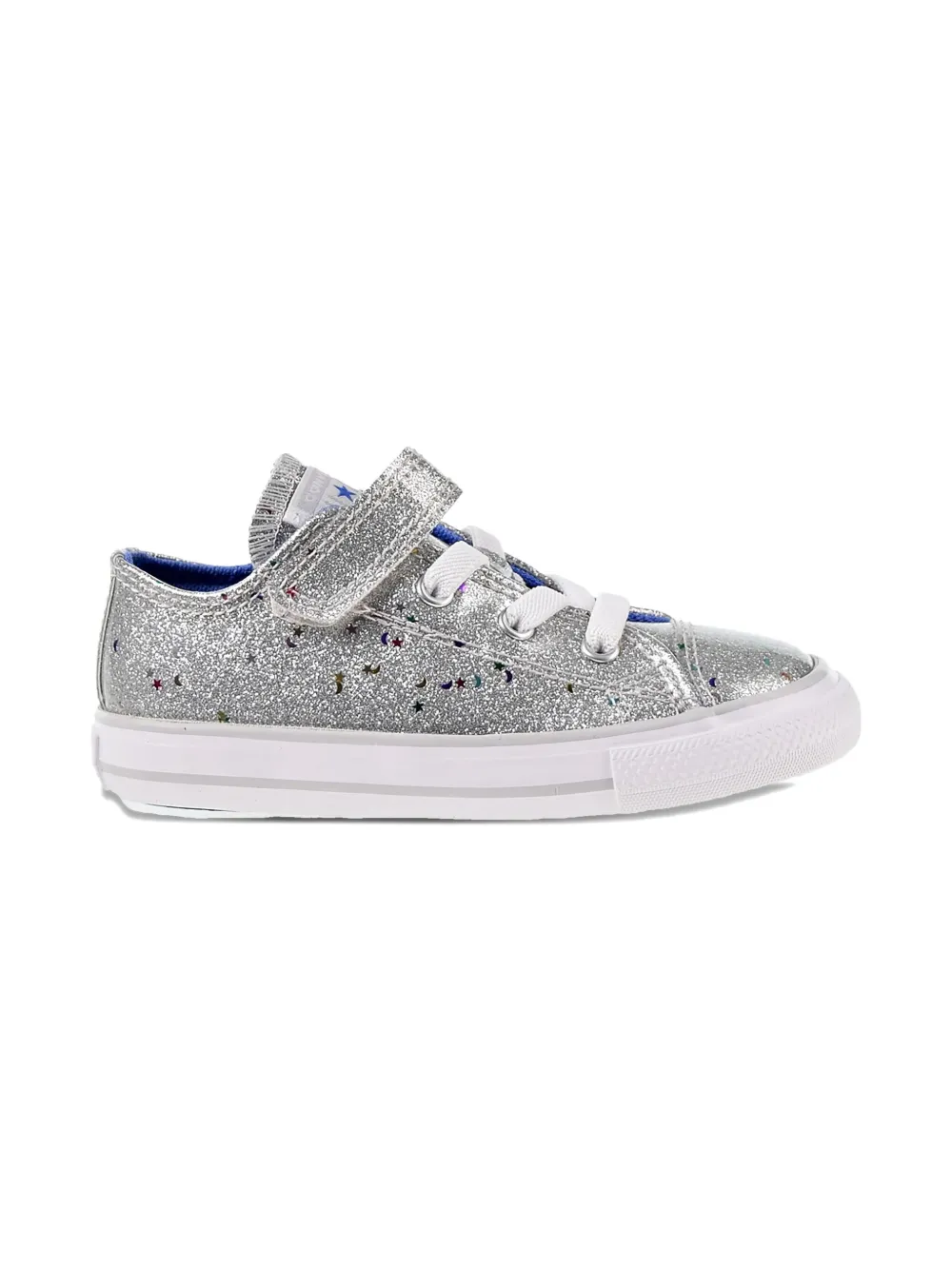 Converse Kids Chuck Taylor All Star 1V OX TD "Silver-Ozone Blue" sneakers Grey