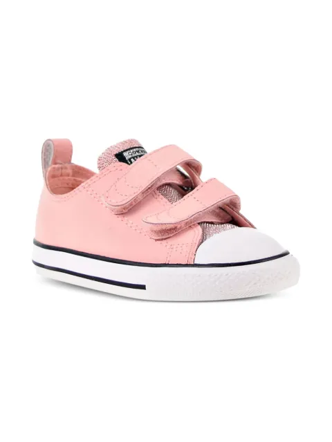 Converse Kids Chuck Taylor All Star Glitter "Storm Pink-Black-White" sneakers