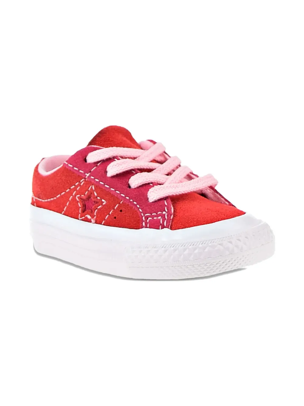 Converse One Star "enamel Red/pink" Sneakers In Multi