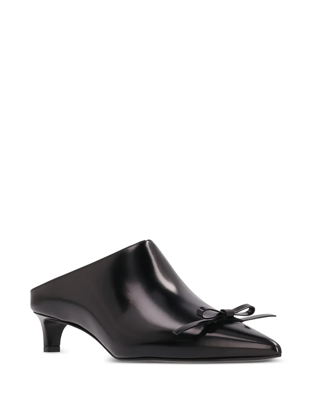 Jil Sander 25mm bow-detail leather mules | Heeled Mules | Image 2