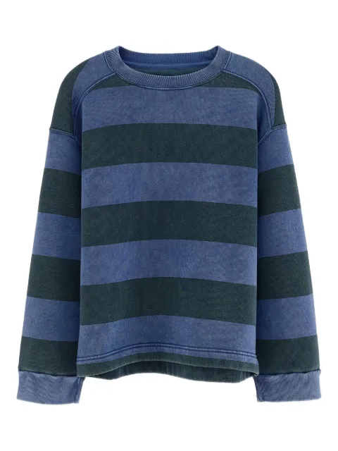 Bellerose Kids striped crew-neck sweatshirt