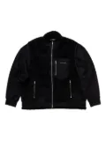 Mastermind World sherpa skull layered jacket - Black