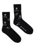 Mastermind World skull-jacquard socks - Black