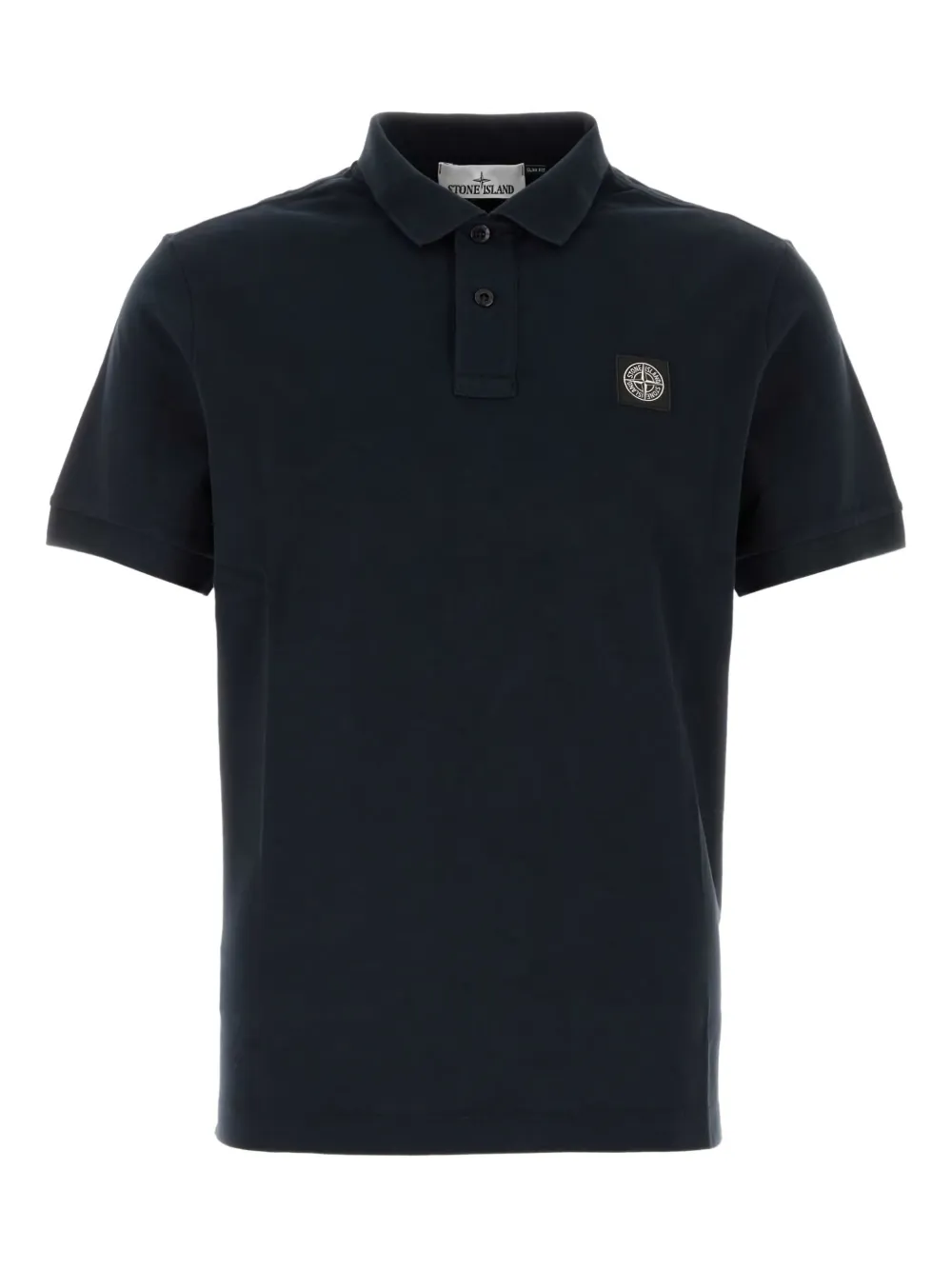 Stone Island ショートスリーブ ポロシャツ - ブルー Stone Island ショートスリーブ ポロシャツ - ブルー