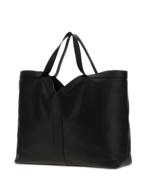 Gucci GGエンブレム ハンドバッグ L | ブラック | FARFETCH JP