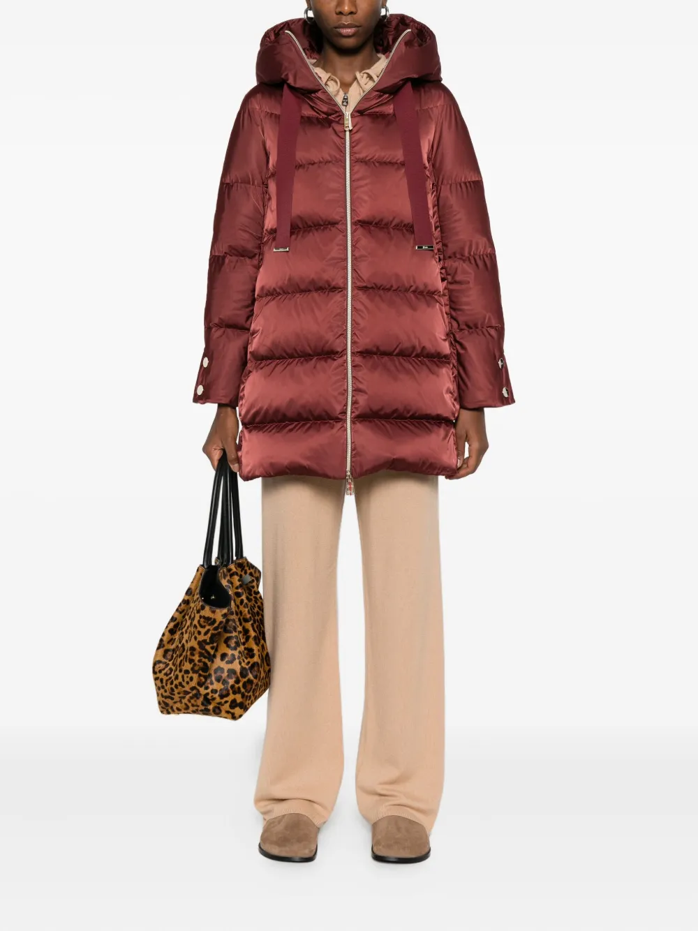 Herno hooded quilted coat | Single Breasted Coats | Image 2