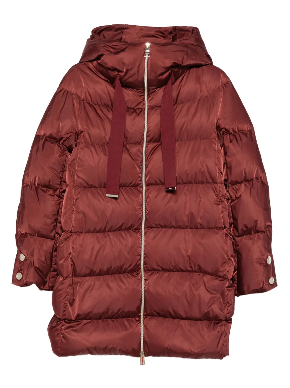 Herno hooded quilted coat | Red | Image 1