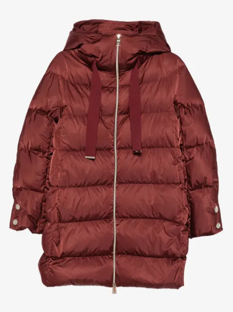 Herno hooded quilted coat
