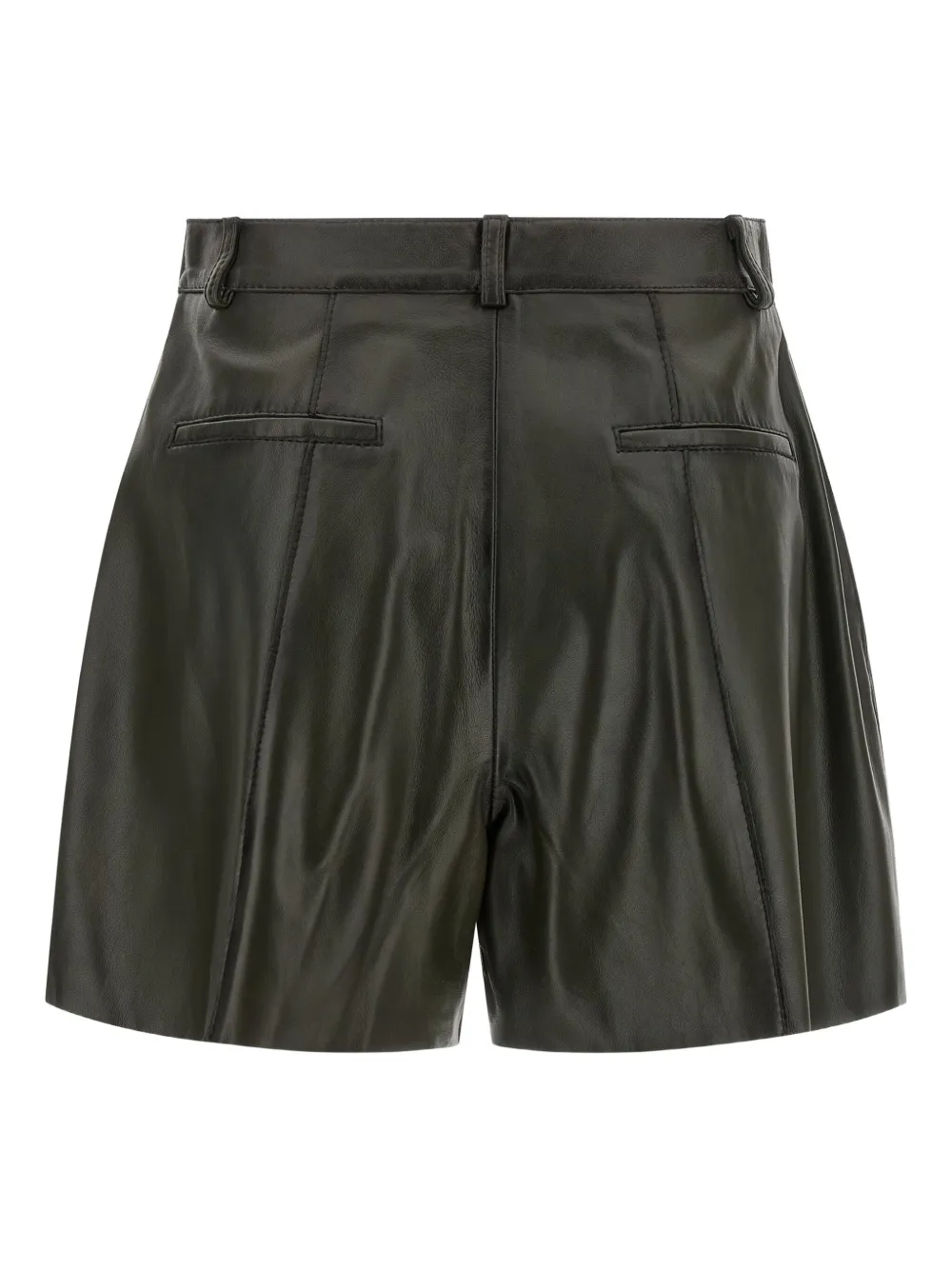 P.A.R.O.S.H. pleated shorts | Leather & Faux Leather Shorts | Image 2
