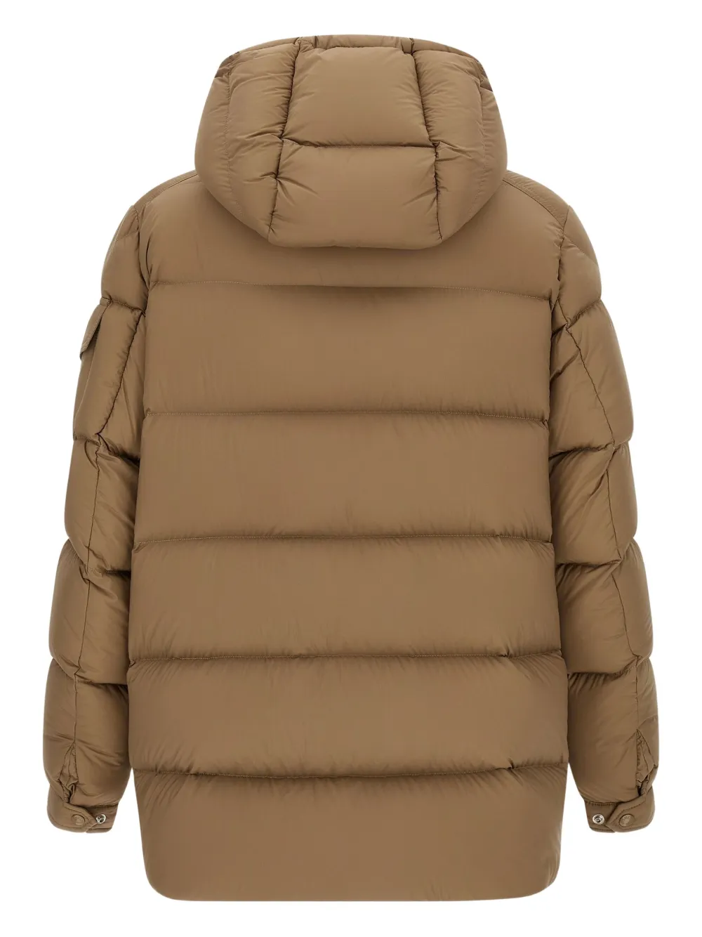 Moncler hooded padded coat - Bruin