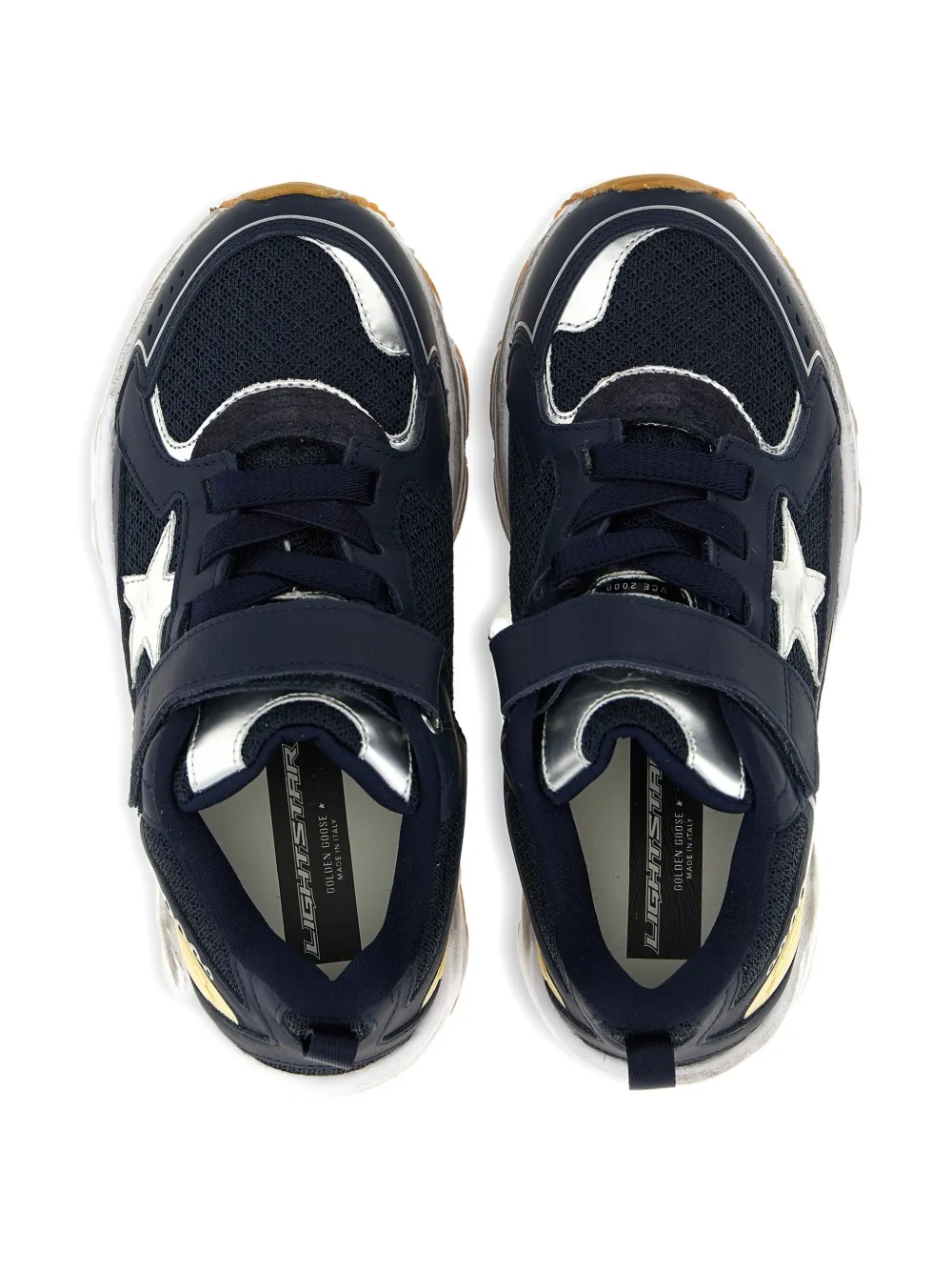 Golden Goose Kids Lightstar sneakers Black