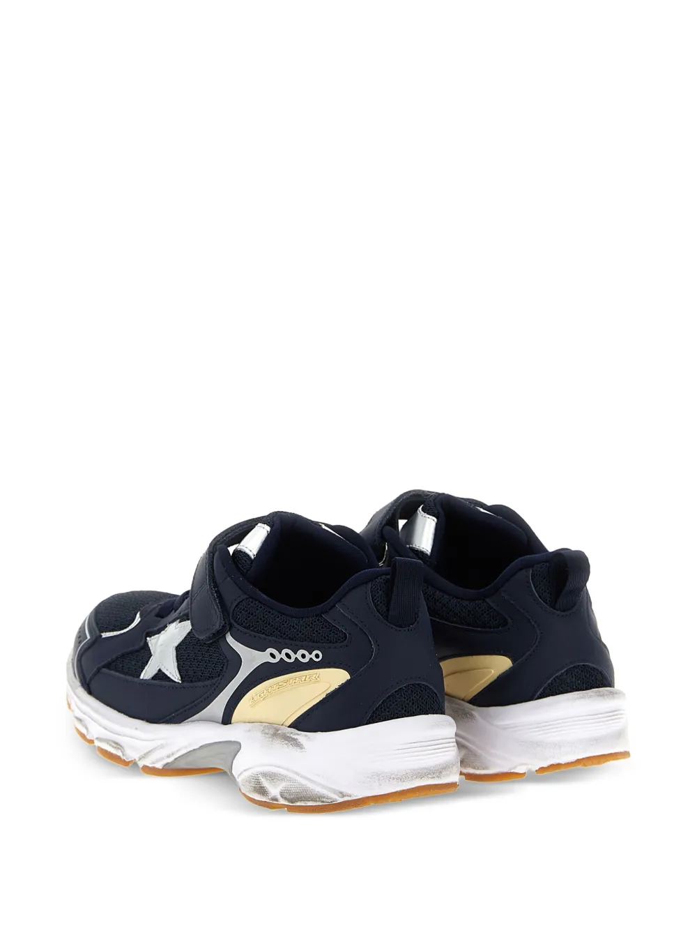 Golden Goose Kids Lightstar sneakers - Zwart