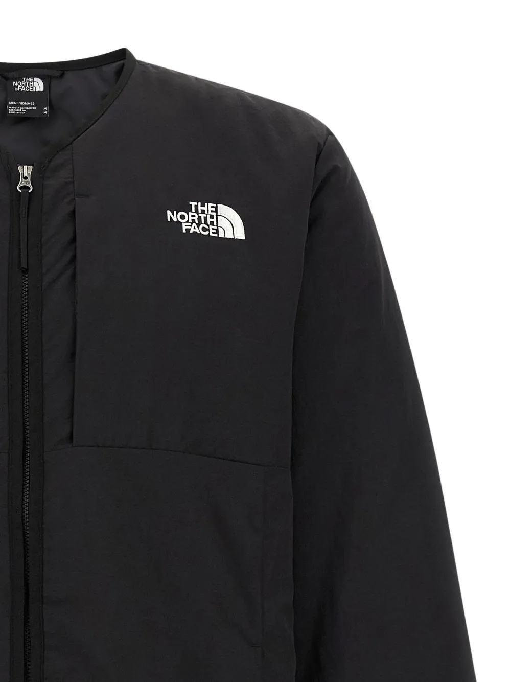The North Face Lightweight Quilted Long Sleeve Jacket In Black