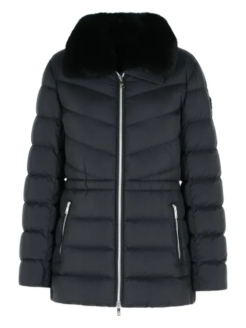 Moose Knuckles fur-trimmed quilted jacket