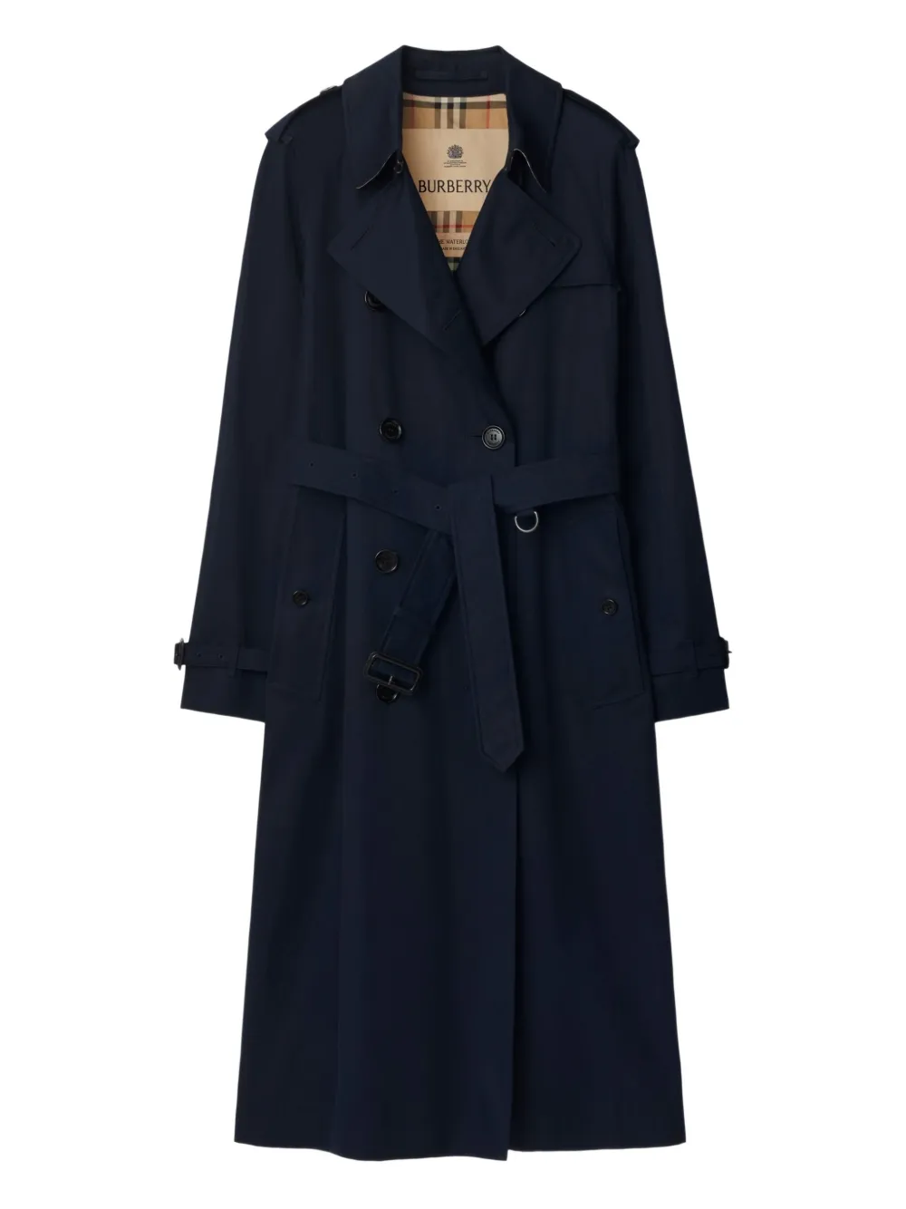 Burberry Waterloo double-breasted trench coat | Blue | Image 1