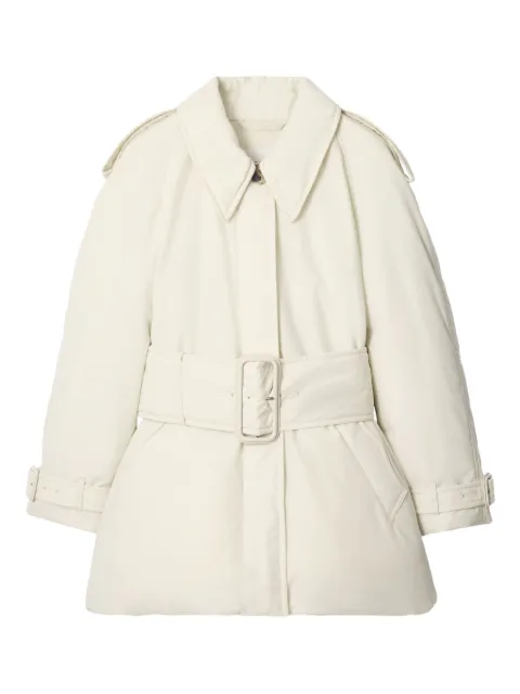 Burberry abrigo Berryhill capitonado con cinturón