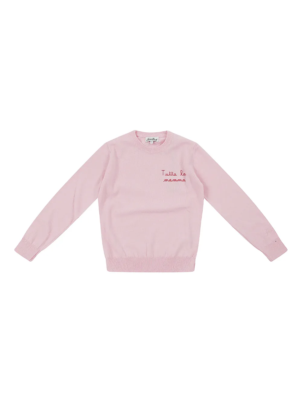 MC2 Saint Barth Kids Maglione con ricamo - Rosa