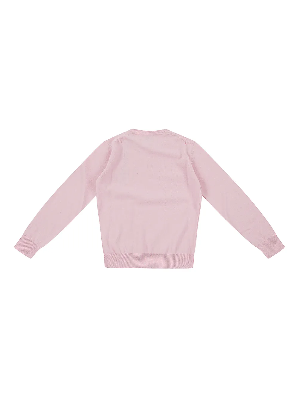  Mc2 Saint Barth Kids Pull En Maille Jacquard - Rose 