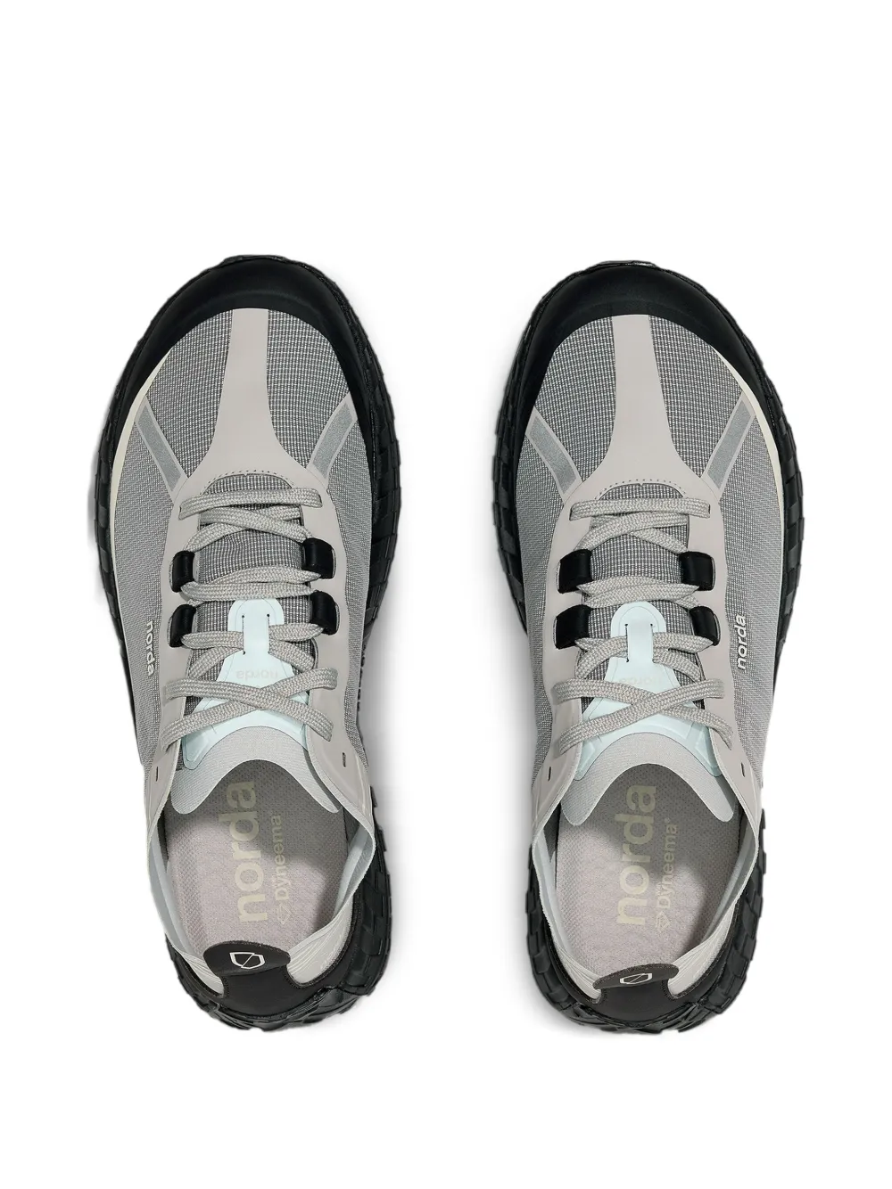 norda 001A sneakers met mesh vlak Grijs