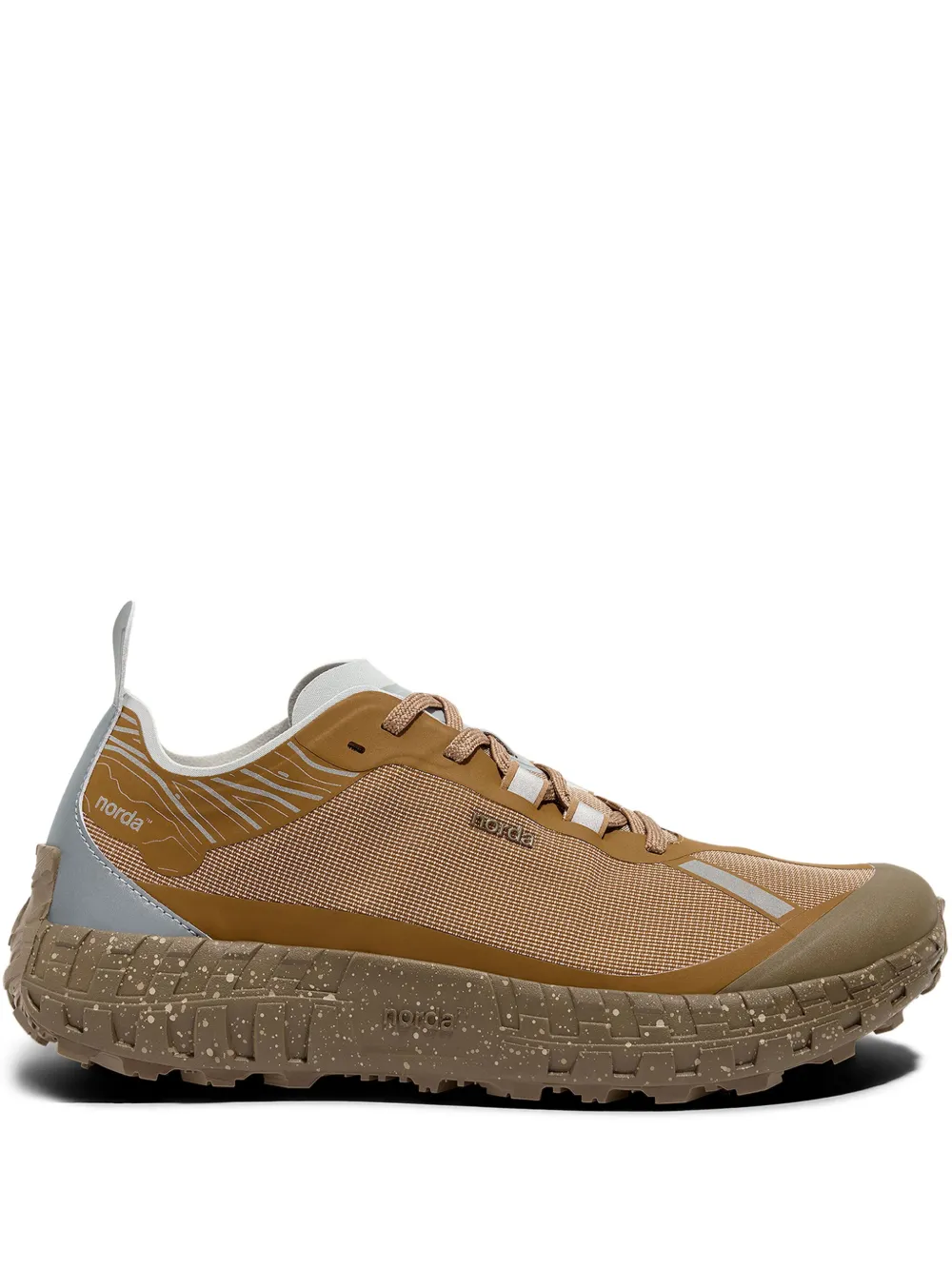 Norda 001A mesh-panel sneakers Brown