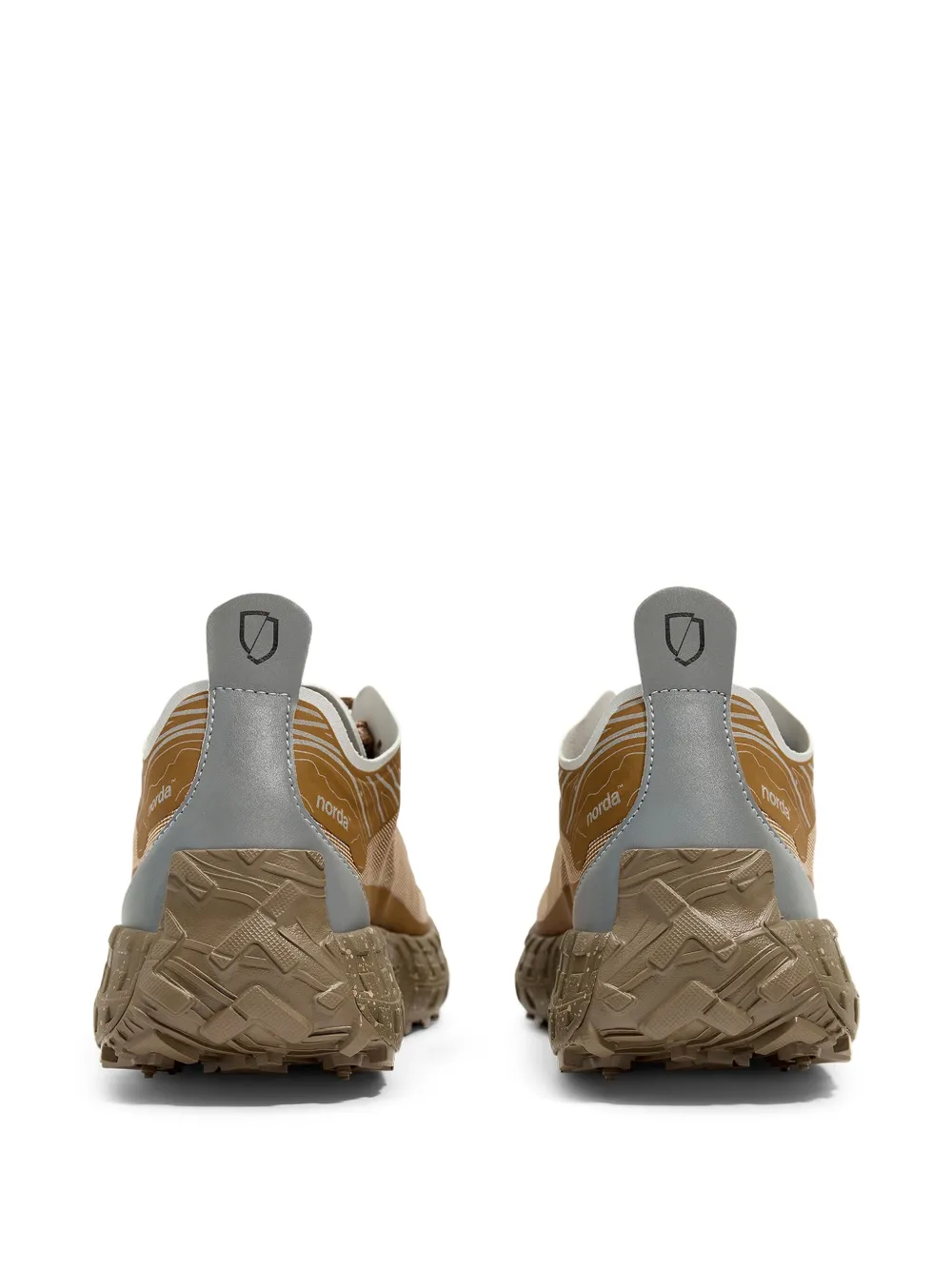 norda 001A sneakers met mesh vlak Bruin