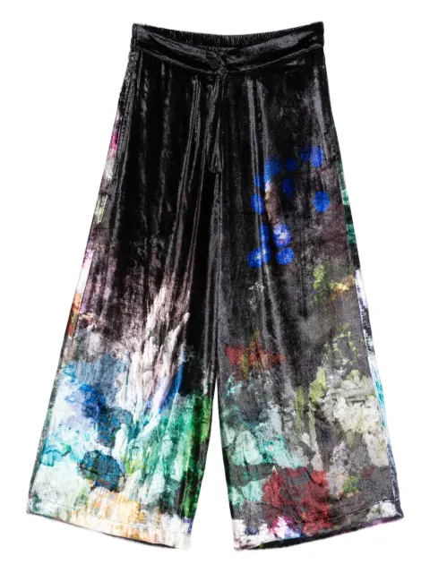 YAVI printed drawstring trousers