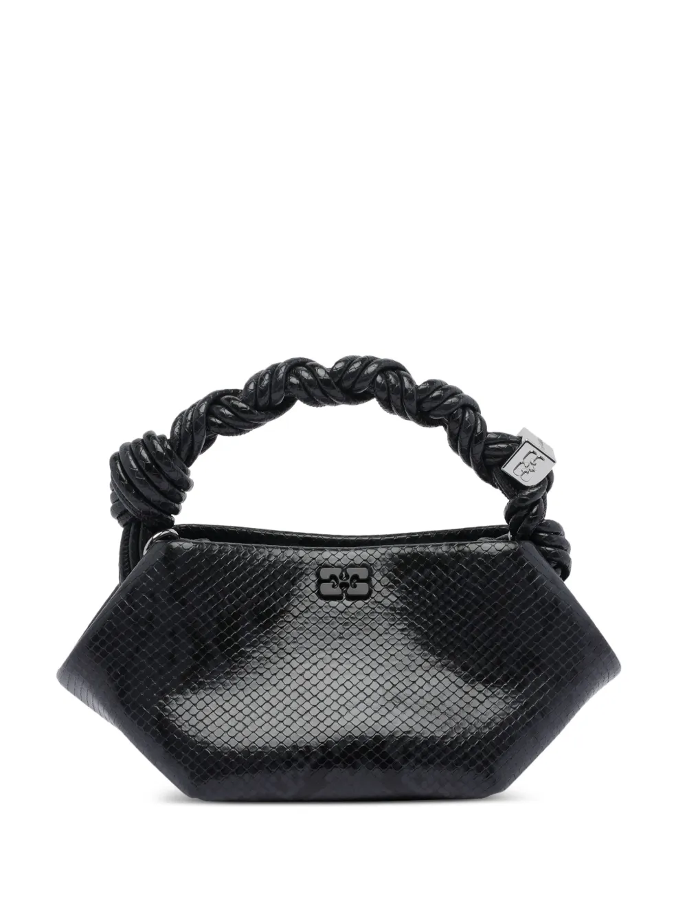 Маленькая сумка через плечо с витой ручкой GANNI