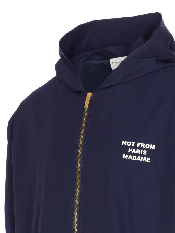drole de monsieur フードジャケット S Drôle De Monsieur フーデッド ジャケット | ブルー | FARFETCH JP