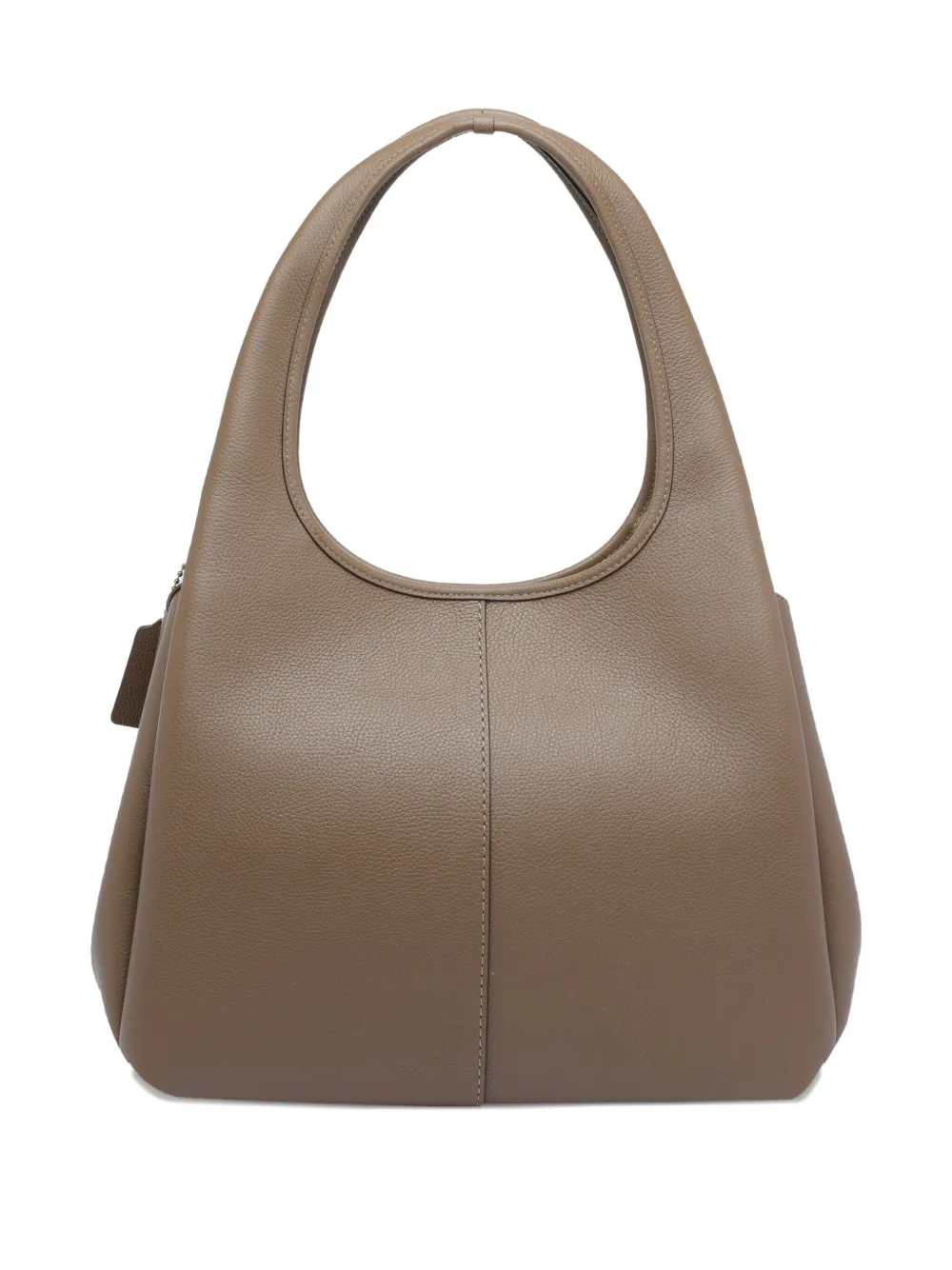 Coach mini-logo calfskin shoulder bag - Bruin