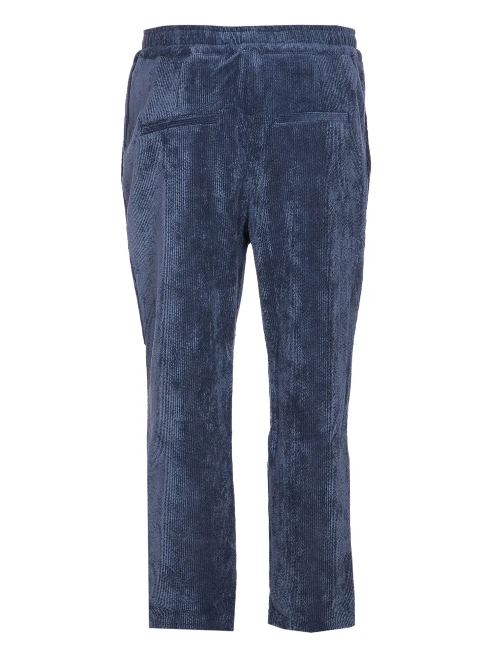 Family First elastic-waist corduroy trousers - Blauw