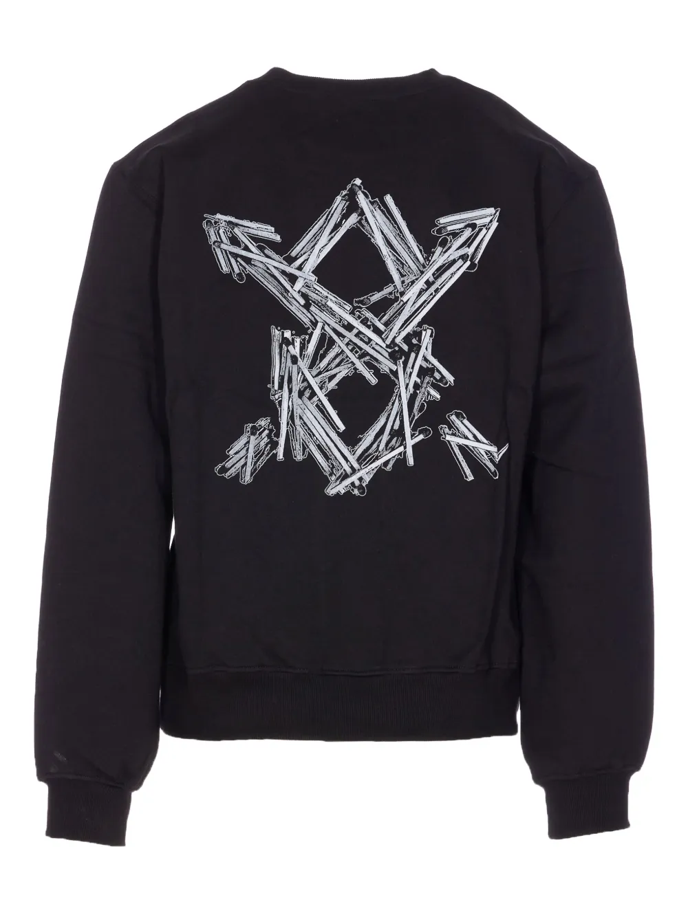 Daily Paper matchstick shield sweatshirt - Zwart