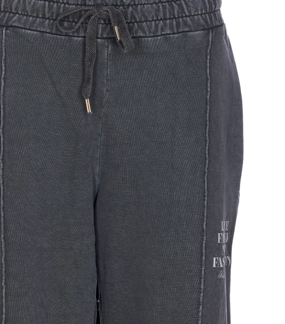 Print Side-Seam Track Pants