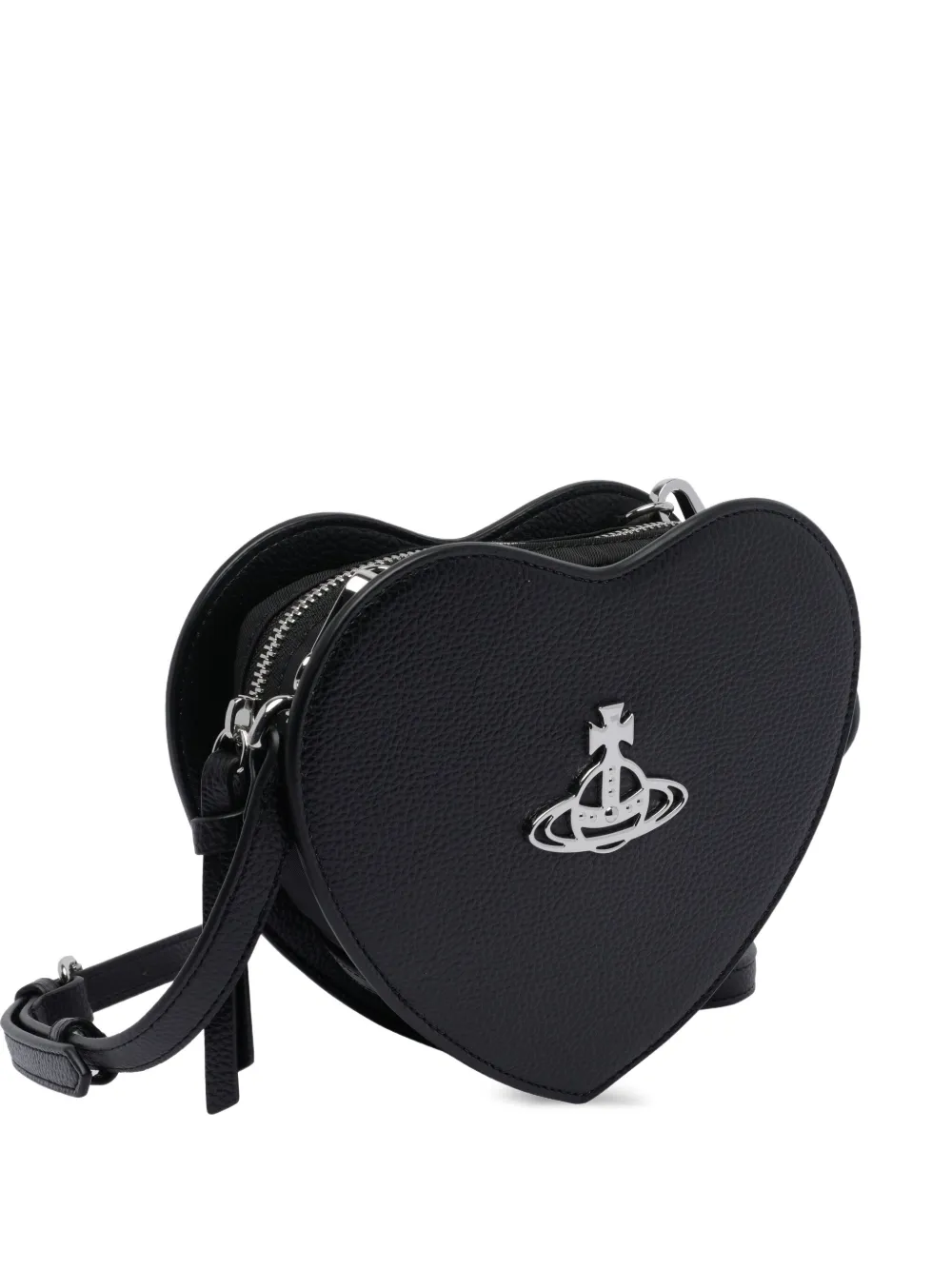 Vivienne Westwood Louise heart-shaped logo cross body bag | Black | Image 1